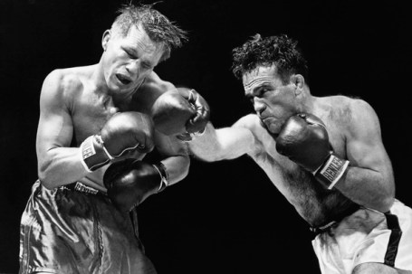 Marcel Cerdan Fights Tony Zale